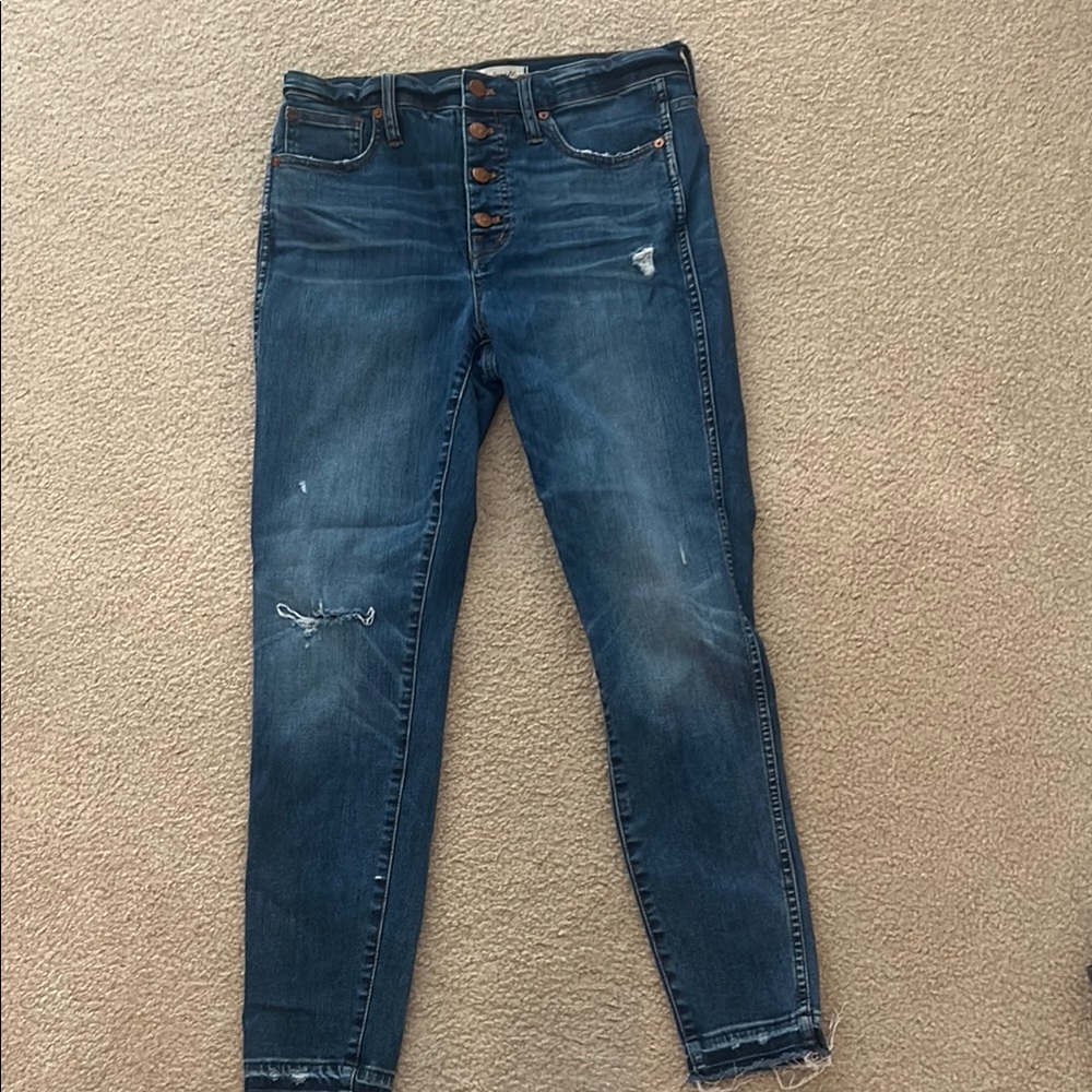 Madewell 10 inch High Rise skinny